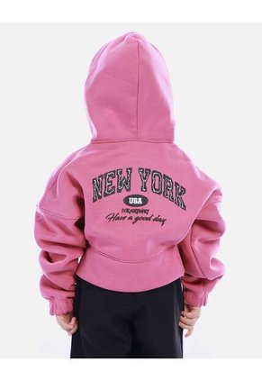 Hoodie Con Cierre Para Niña