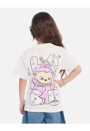 Camisa Para Niña Estampada Labubu Divertida