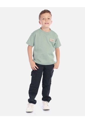Pantalón Niño Casual Con Bolsillos Cargo