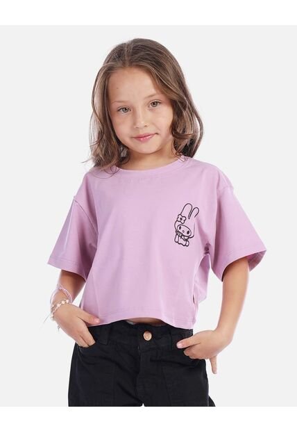 Camisa Para Niña Con Estampado De Conejo