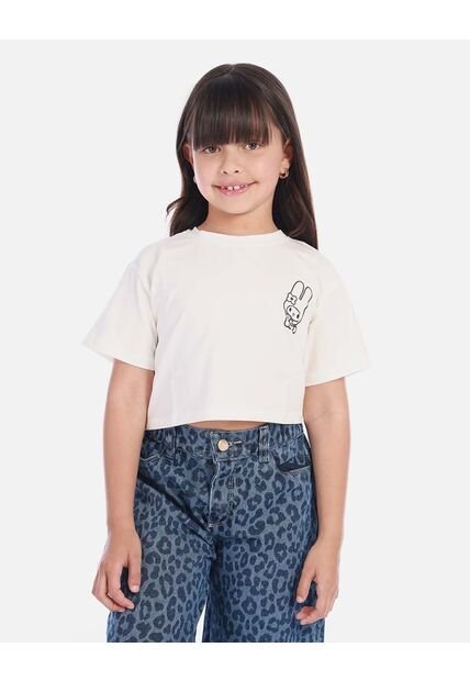 Camisa Para Niña Con Estampado De Conejo