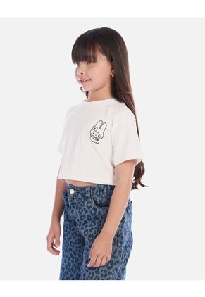 Camisa Para Niña Con Estampado De Conejo
