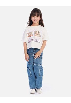 Blusa Para Niña Con Estampado De Capibara