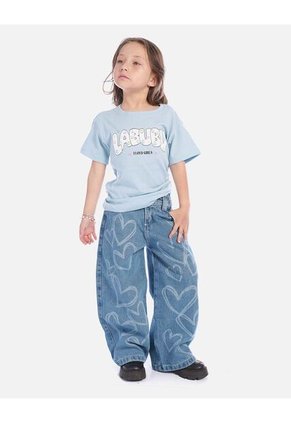 Camisa Para Niña Estampada Labubu Divertida