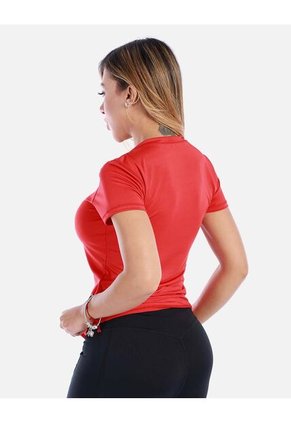 Camiseta Deportiva Cuello V Manga Corta