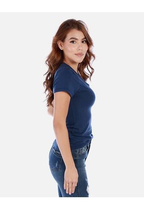Camiseta Básica De Cuello En V