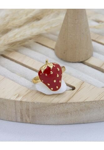 Anillo Fresa Dorado Arequipe