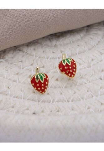 Aretes Fresa Arequipe