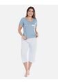 Pijama Conjunto Capri Mujer Azul de Arequipe