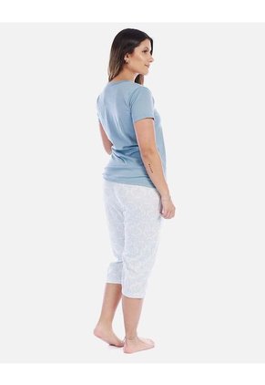 Pijama Conjunto Capri Mujer Azul