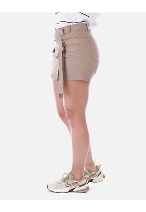 Short Tipo  Cargo Mujer Arena