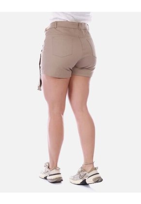Short Tipo  Cargo Mujer Arena