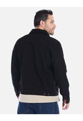 Chaqueta Denim Negra Hombre