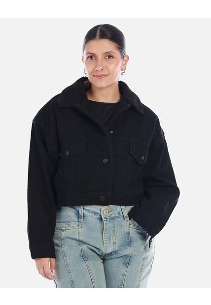 Chaqueta Diosa Con Cuello Ovejero