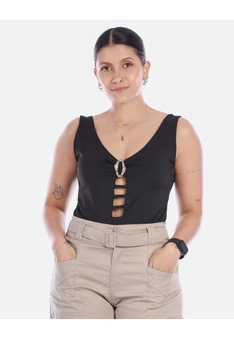 Body De Microfibra Con Escote En V Arequipe