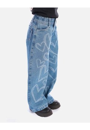 Jean Corazones Niña Moderno Y Cómodo
