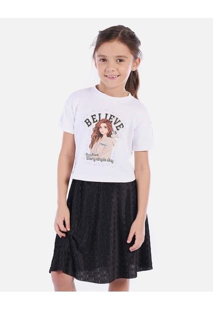 Conjunto En Falda Para Niña