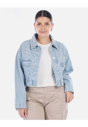 Chaqueta Denim Diosa Con Taches Arequipe