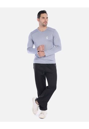 Camiseta Manga Larga Deportiva Hombre