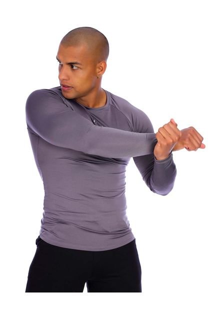 Buso Deportivo Hombre Gris Oscuro