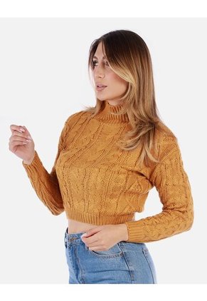 Suéter Trenzado Mujer