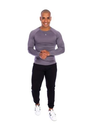 Buso Deportivo Hombre Gris Oscuro