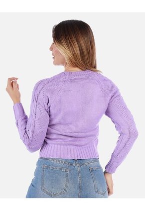 Suéter Trenzado Para Mujer