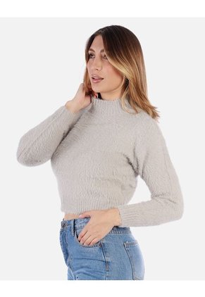 Suéter Peludo Mujer