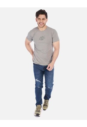 Camiseta Básica Estampada Hombre