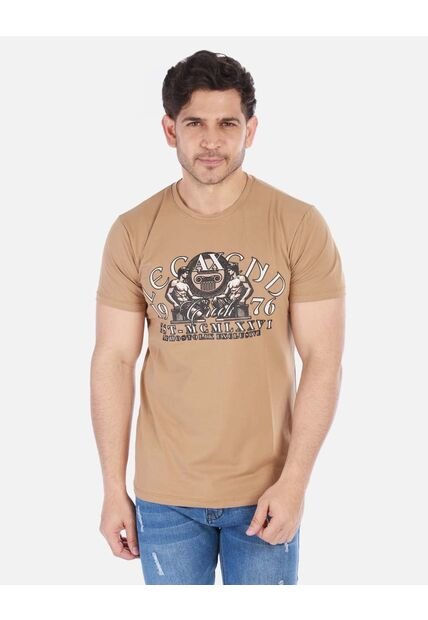 Camiseta Estampada Urbana Hombre