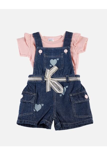Overol Con Blusa Para Niña
