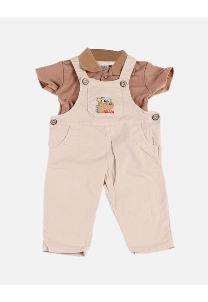 Overol Con Polo Para Niño
