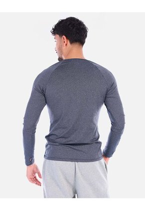 Camiseta Deportiva Hombre Manga Larga Ajuste Fit