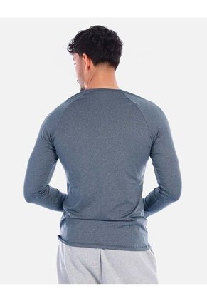 Camiseta Deportiva Hombre Manga Larga Ajuste Fit