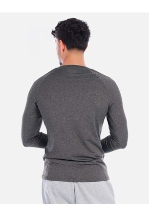 Camiseta Deportiva Hombre Manga Larga Ajuste Fit