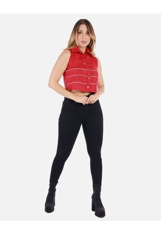 Blusa Sin Mangas Mujer Con Botones | Moda Casual Arequipe Arequipe