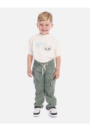Pantalón Niño Casual Con Bolsillos Cargo