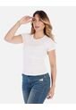 Camiseta Básica Ajustada De Mujer En Tejido Suave de Arequipe