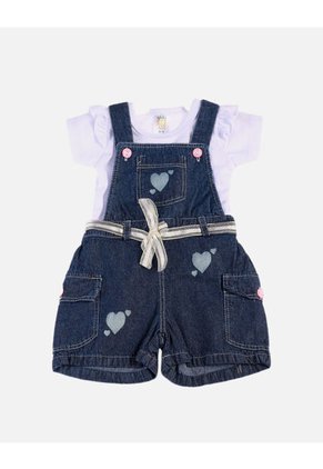 Overol Con Blusa Para Niña