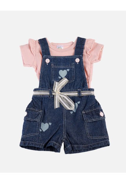 Overol Con Blusa Para Niña
