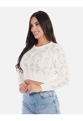 Buzo Calado Con Relieve Mujer