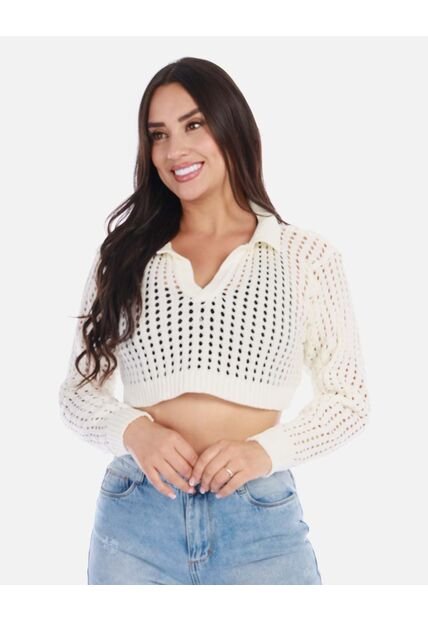 Buzo Calado Mujer Estilo Corto