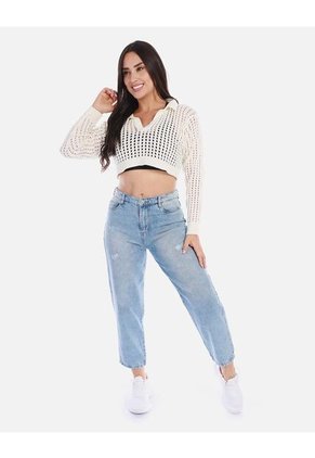 Buzo Calado Mujer Estilo Corto