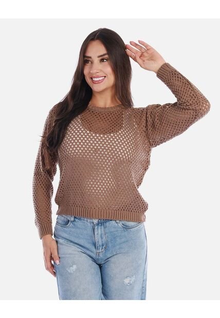 Buzo Calado Mujer Diseño Romántico