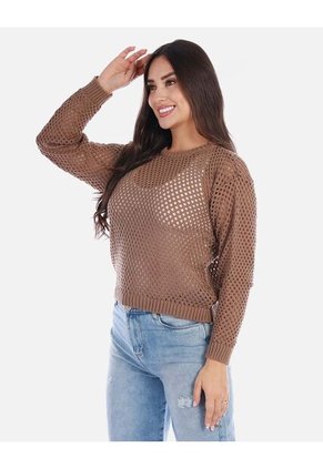 Buzo Calado Mujer Diseño Romántico