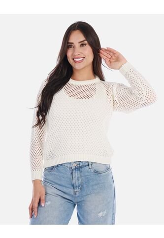 Buzo Calado Mujer Diseño Romántico Arequipe