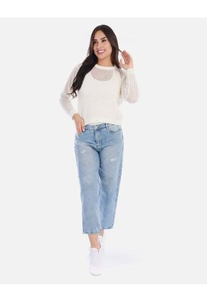 Buzo Calado Mujer Diseño Romántico