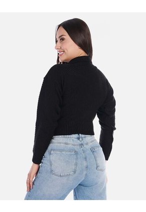 Buzo Tipo Polo Tejido Mujer