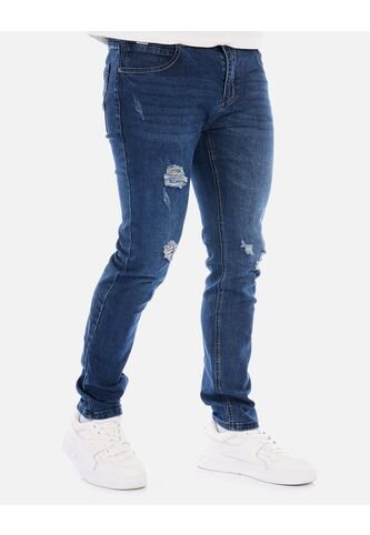 Jean Clásico Slim Fit Hombre – Denim Azul Oscuro Arequipe