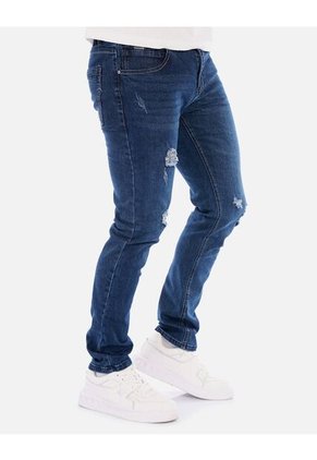 Jean Clásico Slim Fit Hombre – Denim Azul Oscuro